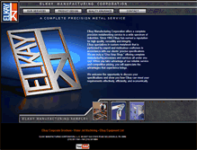 Tablet Screenshot of elkaymanufacturing.com